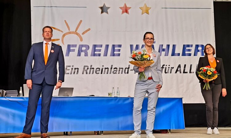Mit zwei Frauen und einem Mann an der Spitze gehen die FREIEN WÄHLER Rheinland-Pfalz in die am 26. September anstehende Bundestagswahl.